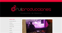 Desktop Screenshot of fullproducciones.cl